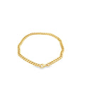 Gold Curb Chain Anklet