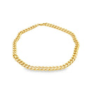 Gold Curb Chain Anklet