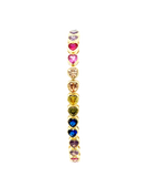 Multi Sapphire Heart Bracelet