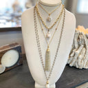 14k Gold Large Elongated Box Chain Necklace