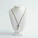 Baroque Pearl and Diamond Ball Drop Necklace