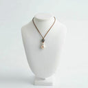 Baroque Pearl and Diamond Ball Drop Necklace