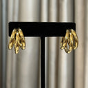 Triple Gold Hoop Earring