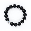 Black Onyx with Gray Pearl