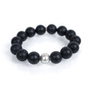 Black Onyx with Gray Pearl