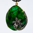 Diamond & Emerald Earrings