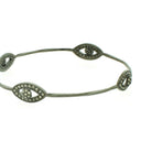 Diamond Evil Eye Bangle