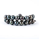 Double Row Gray Pearl Bracelet