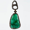 Emerald and Diamond Earrings