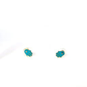 Gold Enamel Hamsa Studs (Turquoise x 3, Pink x 2, Navy