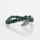 **KYLE RICHARD'S UMANSKY** Emerald & Pave Diamond Horn Stretch Bracelet