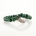 **KYLE RICHARD'S UMANSKY** Emerald & Pave Diamond Horn Stretch Bracelet