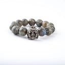 Labradorite with Diamond Buddha