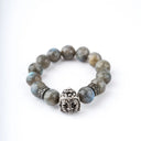 Labradorite with Diamond Buddha
