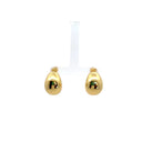 Puffy Gold Earrings