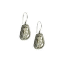 Slice White Diamond Earrings