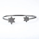 Thin Diamond Star Cuff