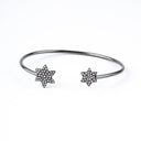 Thin Diamond Star Cuff