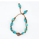 Turquoise with Multi Sapphire Pave Sphere