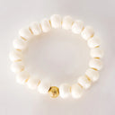 White Bone with Gold Stardust