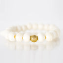 White Bone with Gold Stardust