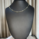 White Topaz by the yard Chain