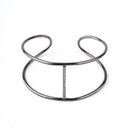 Wide Cuff with Diamond Line