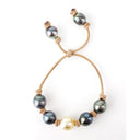 Yellow and Gray South Sea and Tahitian Pearl Bracelet