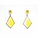 Yellow Onyx Earrings