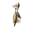 Pavé Diamond and Baroque Pearl Earrings