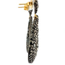 Rose-Cut Diamond Pavé Drop Earrings